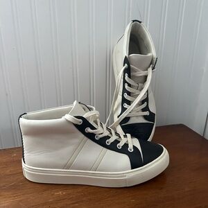 Tory Burch Black and White Sneakers